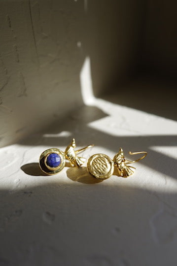 Aurelia Lapis Bird Earrings