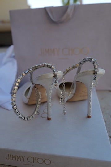 Jimmy Choo Crystal Bridal Heels