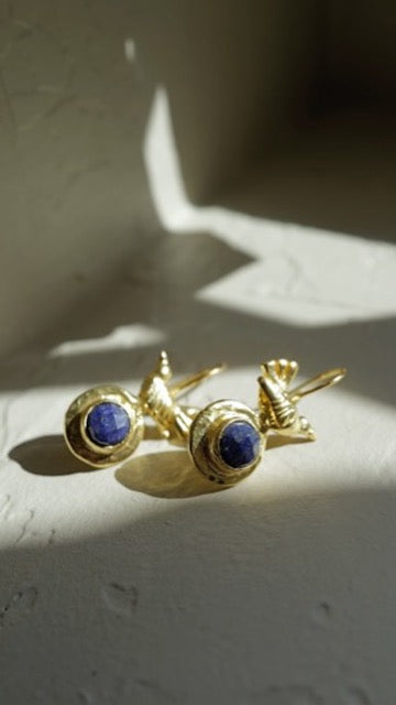 Aurelia Lapis Bird Earrings