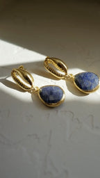 Tide Relic Lapis Earrings
