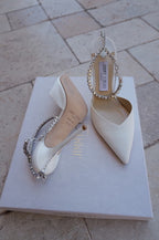 Jimmy Choo Crystal Bridal Heels