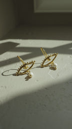 Oracle Eye Pearl Earrings