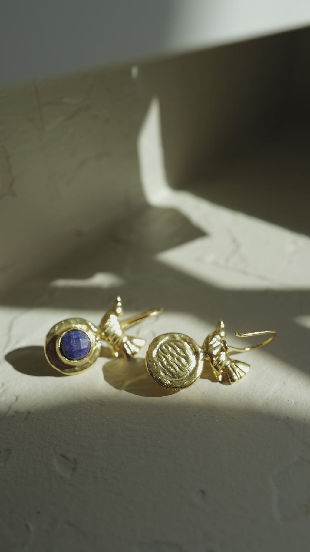 Aurelia Lapis Bird Earrings