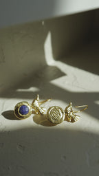Aurelia Lapis Bird Earrings